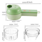 4 in 1 Portable Electric Vegetable Cutter