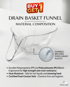 Drain Basket Funnel